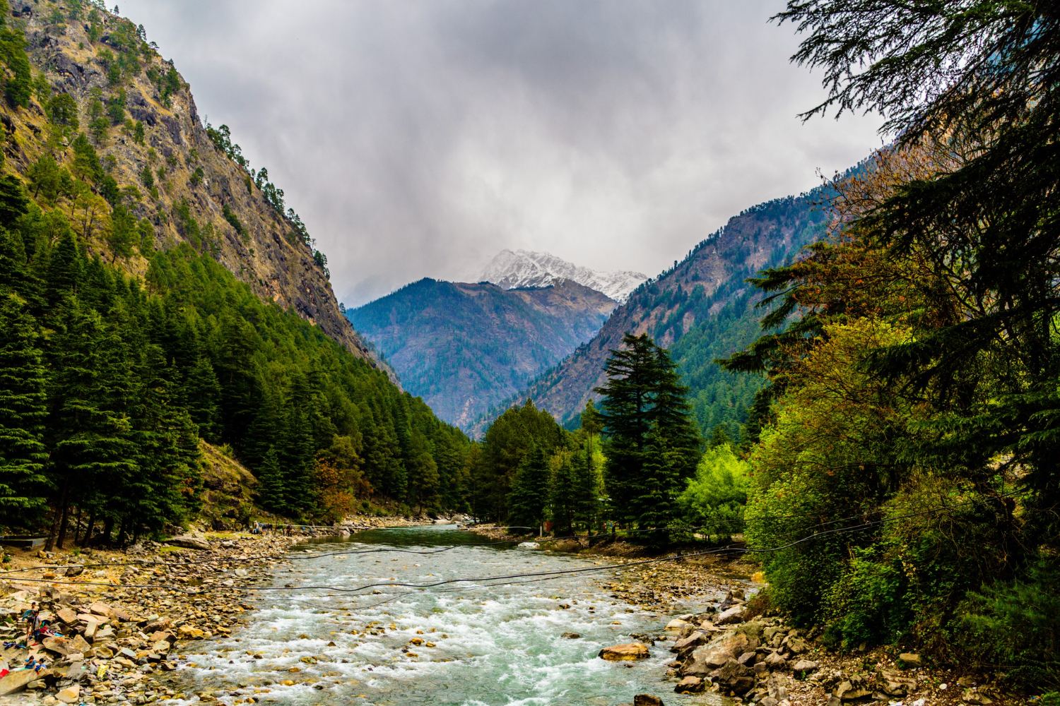 Himalayan valley view