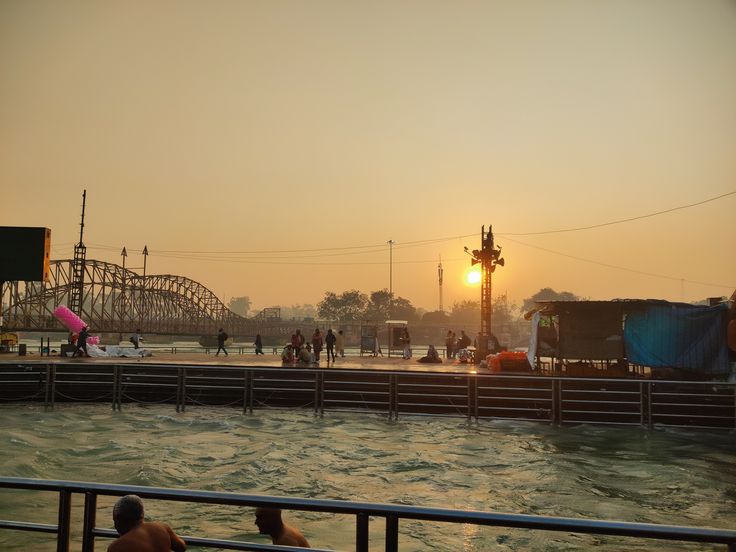 Sunrise at Haridwar