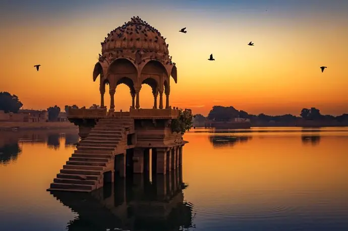 delhi evening view